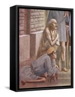 The Sick, Detail from Saint Peter Healing the Sick-Tommaso Masaccio-Framed Stretched Canvas