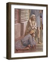 The Sick, Detail from Saint Peter Healing the Sick-Tommaso Masaccio-Framed Giclee Print