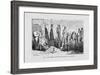"The Sick Goose and the Council of Health," a Satire on Patent Medicines-George Cruikshank-Framed Art Print