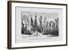 "The Sick Goose and the Council of Health," a Satire on Patent Medicines-George Cruikshank-Framed Art Print