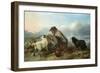 The Sick Lamb, 1853-Richard Ansdell-Framed Giclee Print