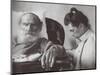 The Sick Leo Tolstoy with Daughter Tatyana in Gaspra on the Crimea, 1902-Sophia Andreevna Tolstaya-Mounted Giclee Print