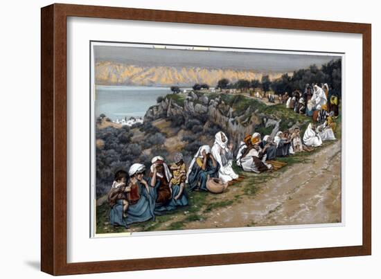The Sick Waiting for Jesus to Pass By, Illustration for 'The Life of Christ', C.1884-96-James Tissot-Framed Giclee Print