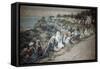 The Sick Waiting For Jesus to Pass-James Tissot-Framed Stretched Canvas