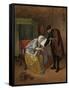 The Sick Woman, c. 1663-66-Jan Havicksz. Steen-Framed Stretched Canvas