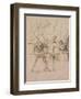 The Side-Show-Honoré Daumier-Framed Giclee Print