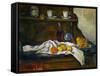 The Sideboard, 1877-1879-Paul Cézanne-Framed Stretched Canvas