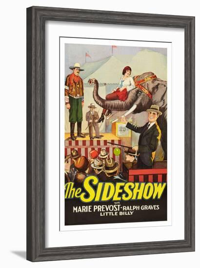 The Sideshow-null-Framed Art Print