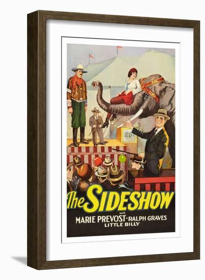 The Sideshow-null-Framed Art Print