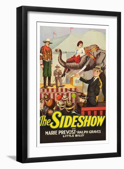 The Sideshow-null-Framed Art Print