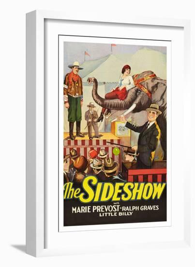 The Sideshow-null-Framed Art Print