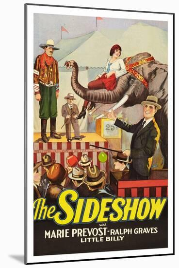 The Sideshow-null-Mounted Art Print