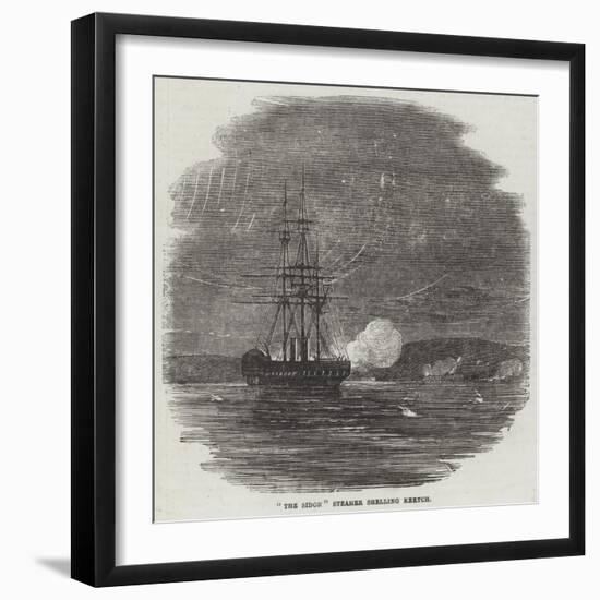 The Sidon Steamer Shelling Kertch-null-Framed Giclee Print