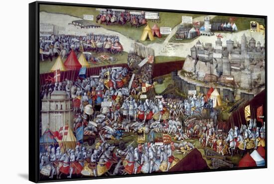 The Siege and Battle of Pavia, 1525 - 1528-null-Framed Stretched Canvas