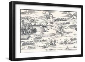 The Siege of a Fortress I, 1527-Albrecht Dürer-Framed Giclee Print