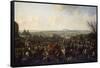 The Siege of a Town, 1660-Adam Frans van der Meulen-Framed Stretched Canvas