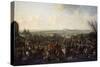 The Siege of a Town, 1660-Adam Frans van der Meulen-Stretched Canvas