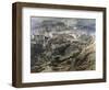 The Siege of Akhoulgo, 1888-Franz Roubaud-Framed Giclee Print