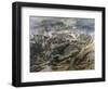 The Siege of Akhoulgo, 1888-Franz Roubaud-Framed Giclee Print