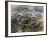 The Siege of Akhoulgo, 1888-Franz Roubaud-Framed Giclee Print