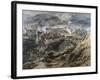 The Siege of Akhoulgo, 1888-Franz Roubaud-Framed Giclee Print