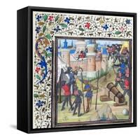 The Siege of Antioch. Miniature from the Historia by William of Tyre, 1460S-null-Framed Stretched Canvas