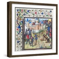 The Siege of Antioch. Miniature from the Historia by William of Tyre, 1460S-null-Framed Giclee Print