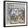 The Siege of Antioch. Miniature from the Historia by William of Tyre, 1460S-null-Framed Giclee Print