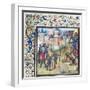 The Siege of Antioch. Miniature from the Historia by William of Tyre, 1460S-null-Framed Giclee Print