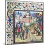 The Siege of Antioch. Miniature from the Historia by William of Tyre, 1460S-null-Mounted Giclee Print