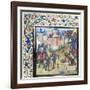 The Siege of Antioch. Miniature from the Historia by William of Tyre, 1460S-null-Framed Giclee Print