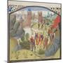 The Siege of Antioch. Miniature from the Historia by William of Tyre, 1460S-null-Mounted Giclee Print