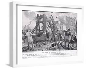 The Siege of Aquileia 238 AD-John Harris Valda-Framed Giclee Print