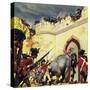 The Siege of Arcot Lasted for Fifty Days-Alberto Salinas-Stretched Canvas
