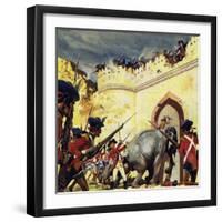 The Siege of Arcot Lasted for Fifty Days-Alberto Salinas-Framed Giclee Print