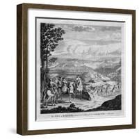 The Siege of Barcelona Taken by the Earl of Peterborough in the Year 1705-Charles Mordaunt-Framed Giclee Print