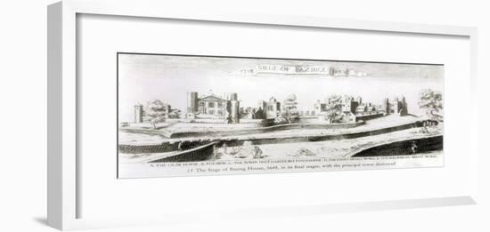 The Siege of Basing House, 1645-Wenceslaus Hollar-Framed Giclee Print