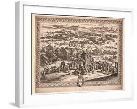 The Siege of Breda, 1628-Jacques Callot-Framed Giclee Print