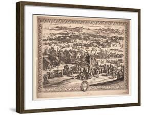 The Siege of Breda, 1628-Jacques Callot-Framed Giclee Print