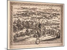 The Siege of Breda, 1628-Jacques Callot-Mounted Giclee Print