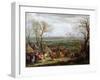 The Siege of Cambrai by Louis XIV King of France and Navarre, in 1677 (Oil on Canvas)-Adam Frans van der Meulen-Framed Giclee Print