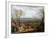 The Siege of Cambrai by Louis XIV King of France and Navarre, in 1677 (Oil on Canvas)-Adam Frans van der Meulen-Framed Giclee Print