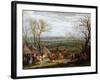 The Siege of Cambrai by Louis XIV King of France and Navarre, in 1677 (Oil on Canvas)-Adam Frans van der Meulen-Framed Giclee Print
