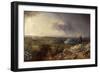 The Siege of Capua Seen from Monte Sant'Angelo-Carlo Bossoli-Framed Giclee Print