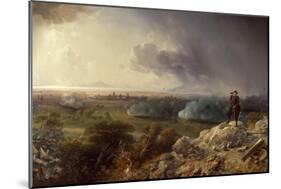The Siege of Capua Seen from Monte Sant'Angelo-Carlo Bossoli-Mounted Giclee Print