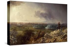 The Siege of Capua Seen from Monte Sant'Angelo-Carlo Bossoli-Stretched Canvas