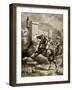 The Siege of Chaluz, Illustration from 'Hutchinson's Story of the British Nation', C.1920-Henry Payne-Framed Giclee Print