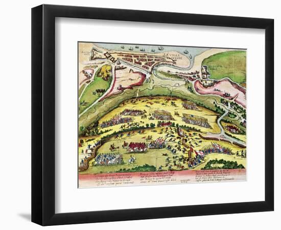 The Siege of Dieppe in 1589, 1589-92-Franz Hogenberg-Framed Giclee Print