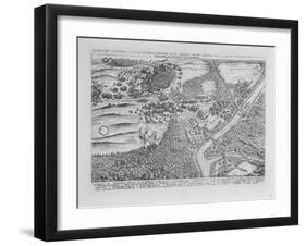 The Siege of Frankfurt (Oder) in April 1631, from 'Theatrum Europaeum', Volume II, 1646-Matthaus, The Elder Merian-Framed Giclee Print