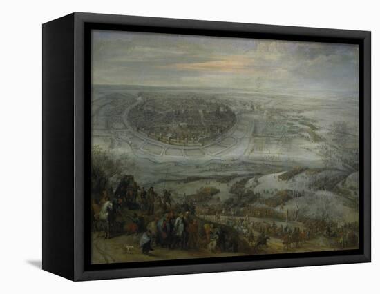 The Siege of Freiberg in Meissen, 1643-Peeter Snayers-Framed Stretched Canvas